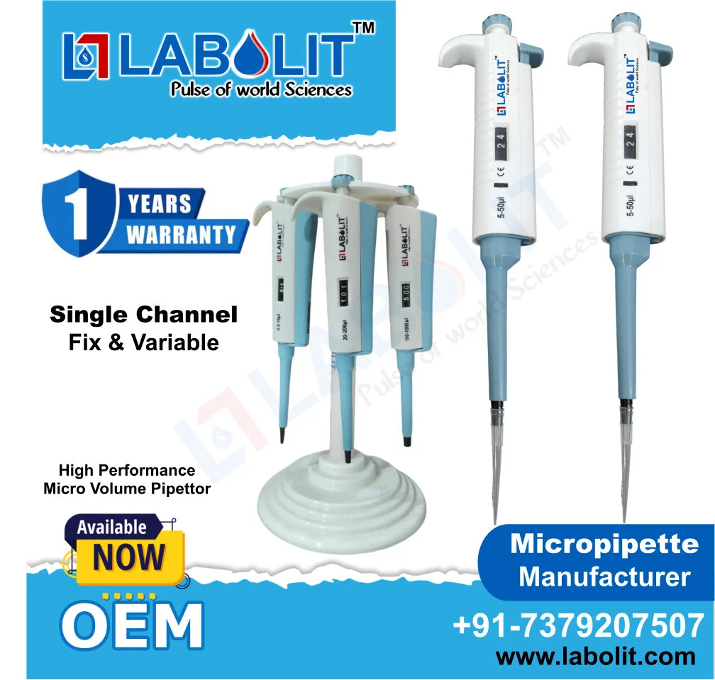 Best Air Displacement Micropipette Manufacturer in India | Labolit