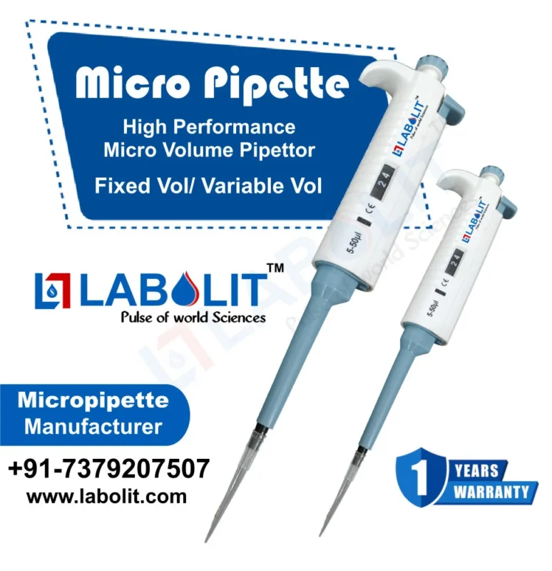 Best Micropipette Manufacturer in India – Labolit | Lab Scientific Equipment Manufacturer