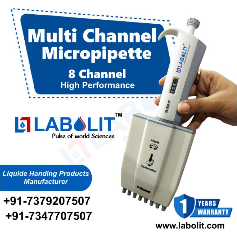 Best Micropipette Manuafactuer Multi Channel Micropipettes – 8 & 12 Channel by labolit
