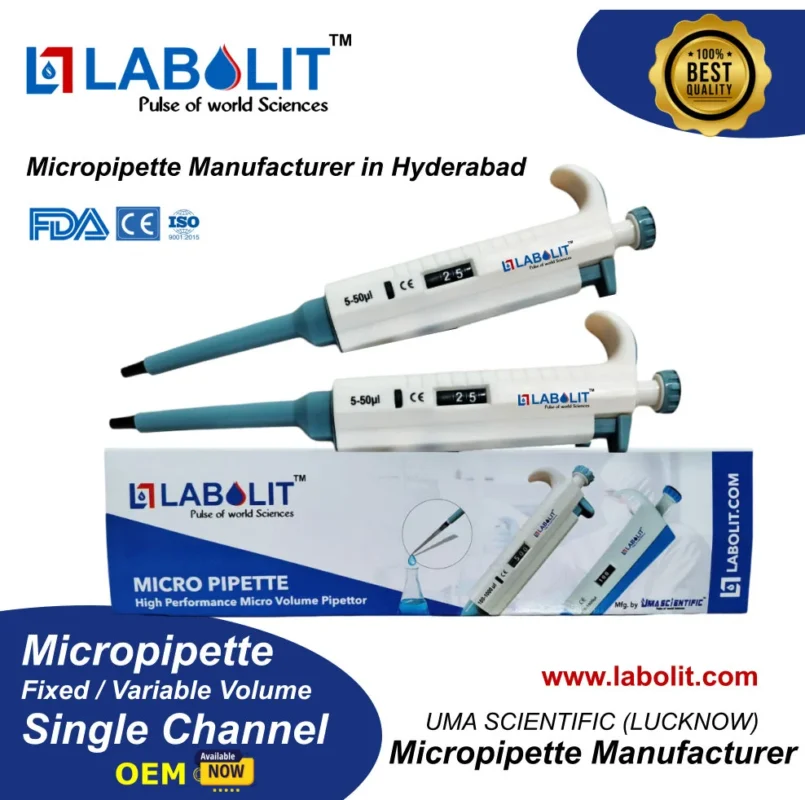 . Fixed Volume Micropipettes Perfect for repetitive tasks requiring consistent volume. 2. Variable Volume Micropipettes Flexible and adjustable for different experimental needs. 3. Single Channel Micropipettes Ideal for routine laboratory work. 4. Multi-Channel Micropipettes Best for high-throughput testing like microplate applications. 5. Digital Micropipettes Advanced models for enhanced precision and ease of use.