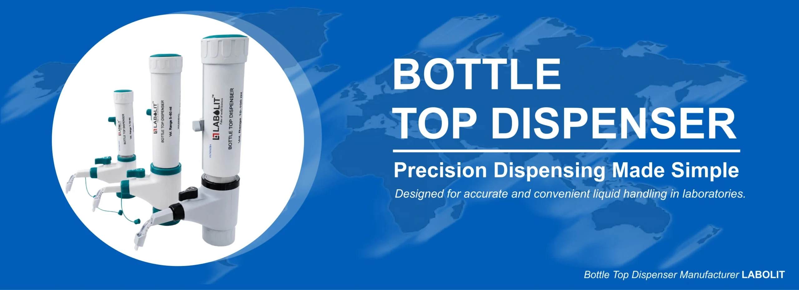 Bottle top dispenser labolit